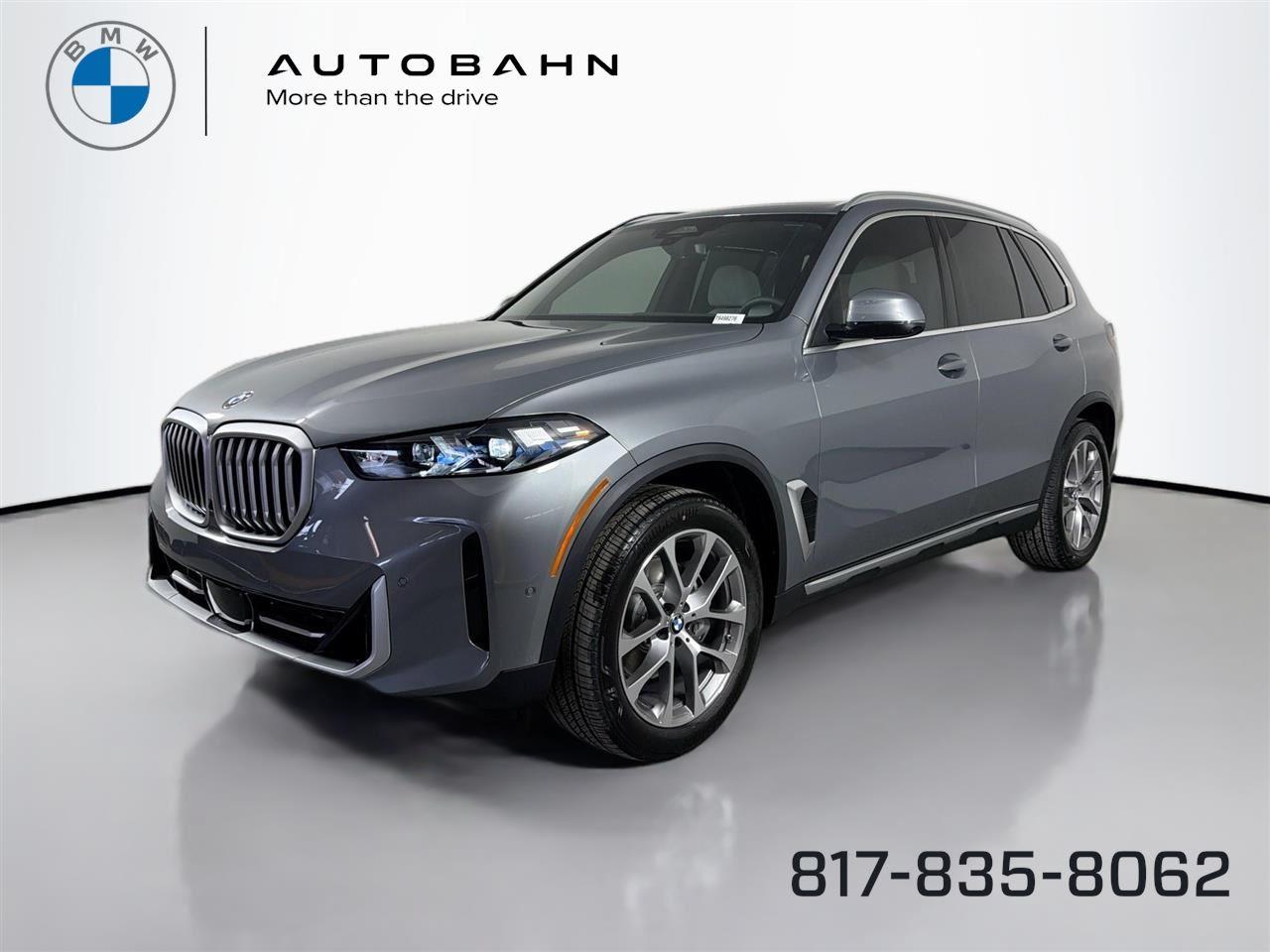 Gray (Skyscraper Grey Metallic) 2026 BMW X5 xDrive40i SUV / Crossover All-Wheel Drive