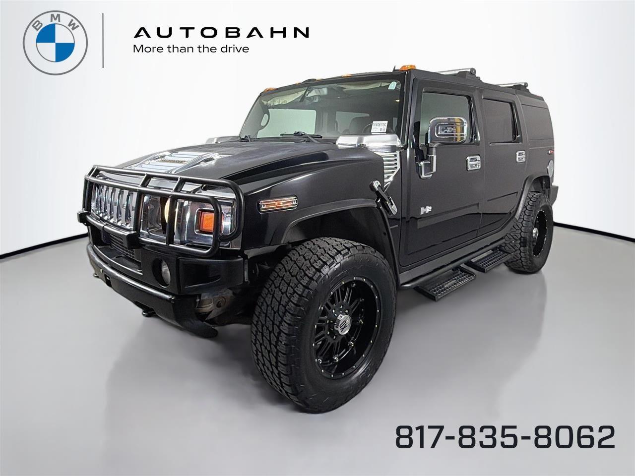 Black 2007 Hummer H2 SUV / Crossover Four-Wheel Drive 4-Speed Automatic