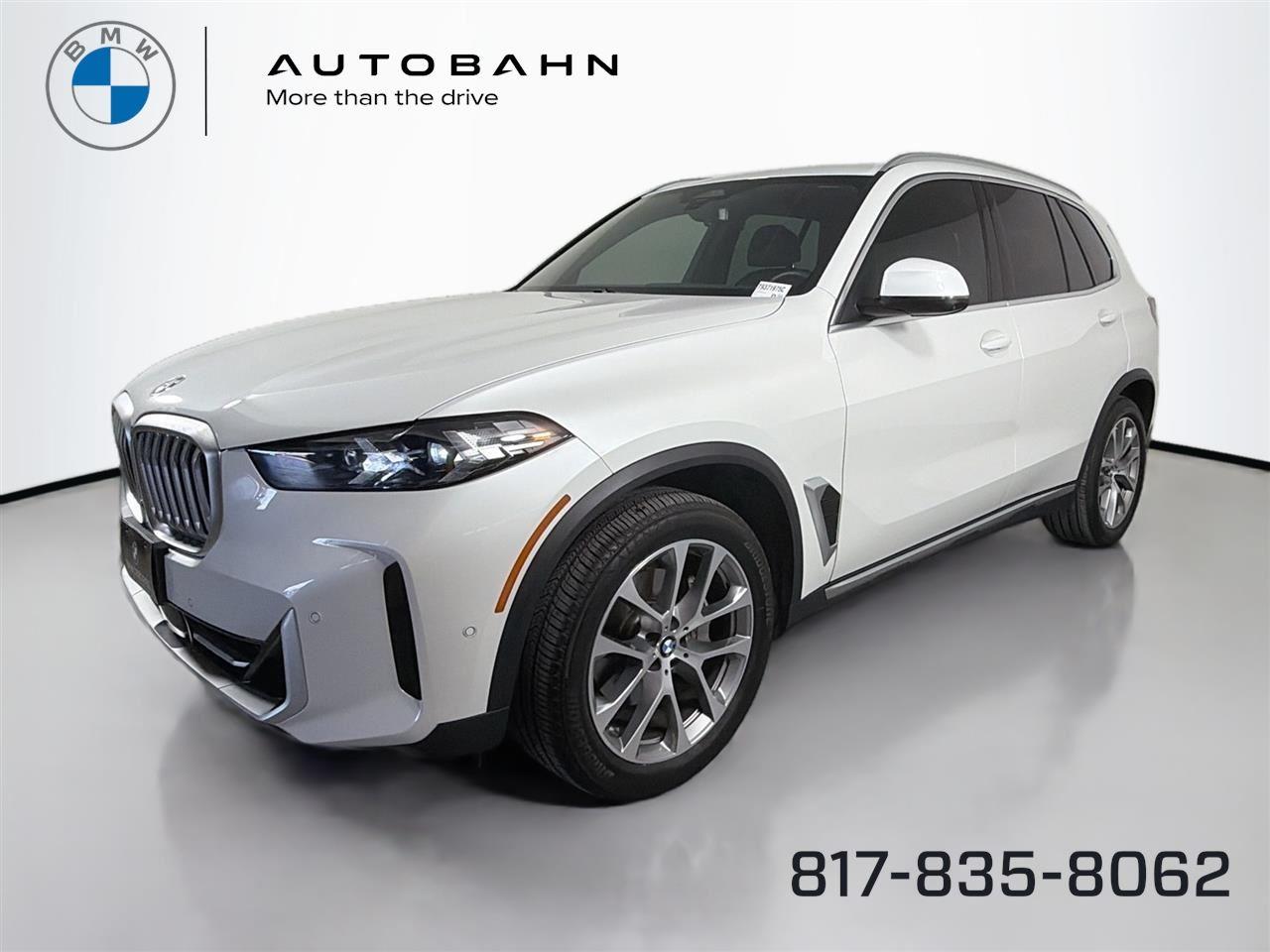 Mineral White Metallic 2024 BMW X5 SUV / Crossover All-Wheel Drive Automatic