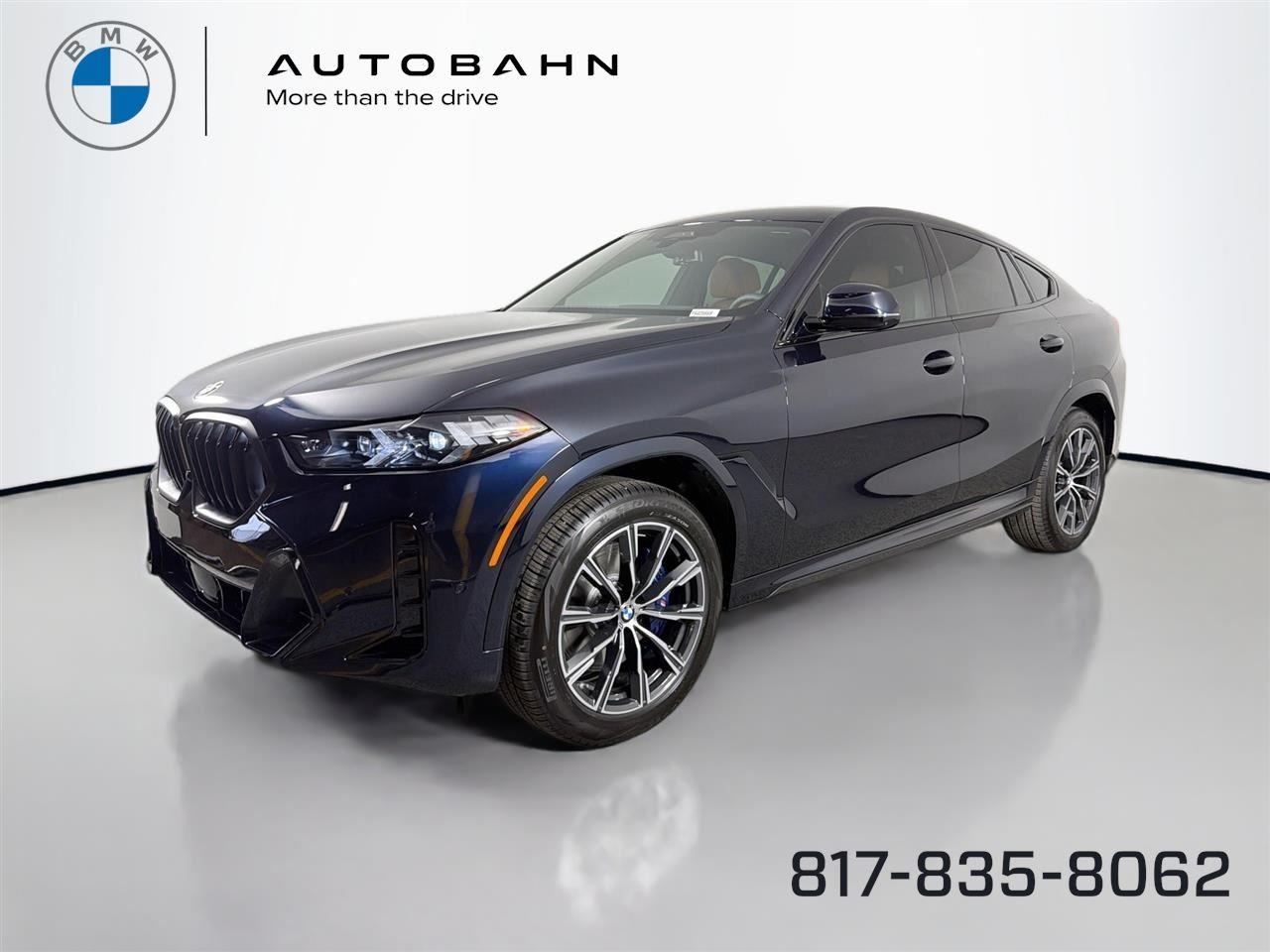 Carbon Black Metallic 2026 BMW X6 SUV / Crossover All-Wheel Drive Automatic