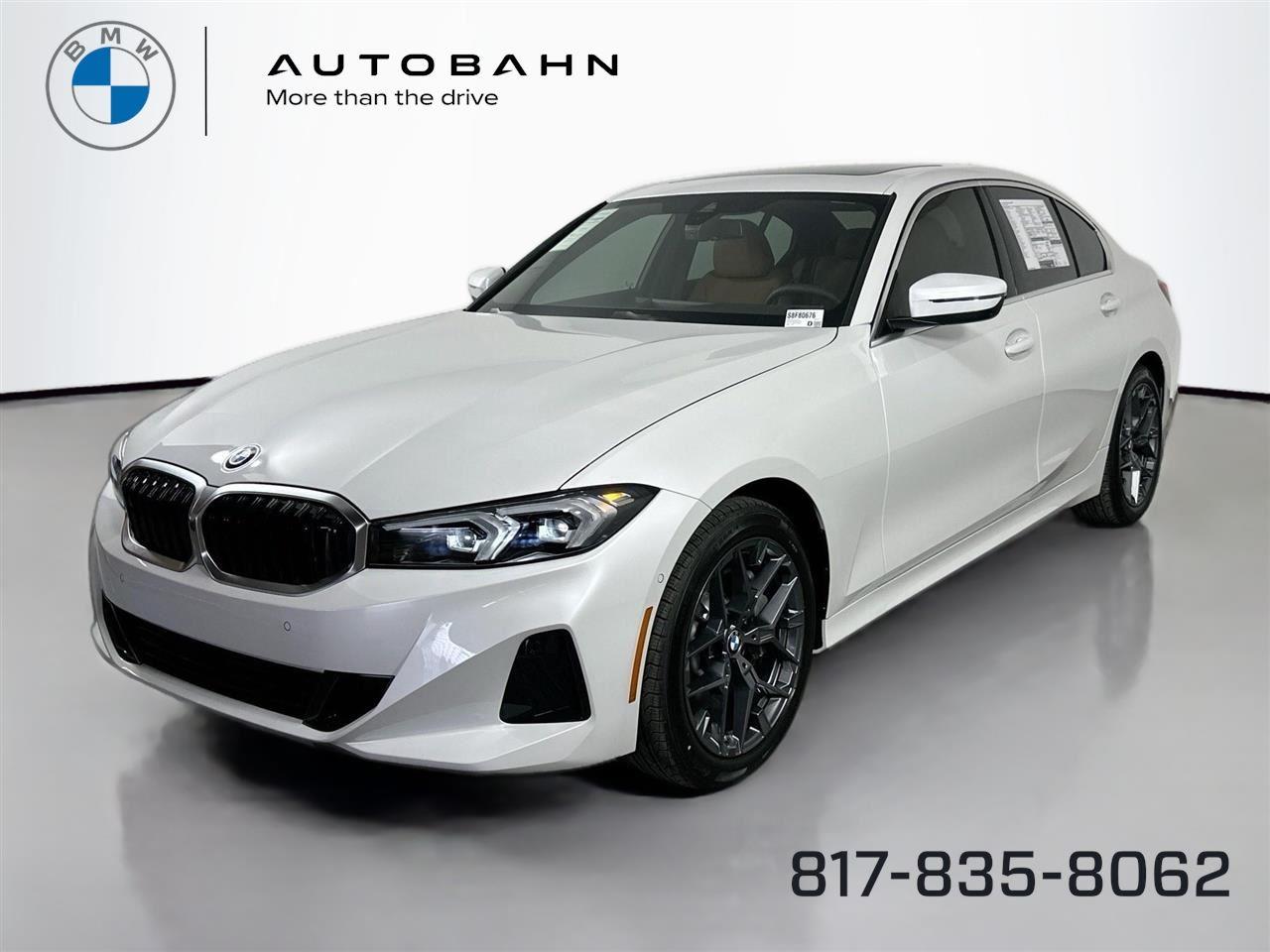 Mineral White Metallic 2025 BMW 3 Series Sedan Rear-Wheel Drive Automatic