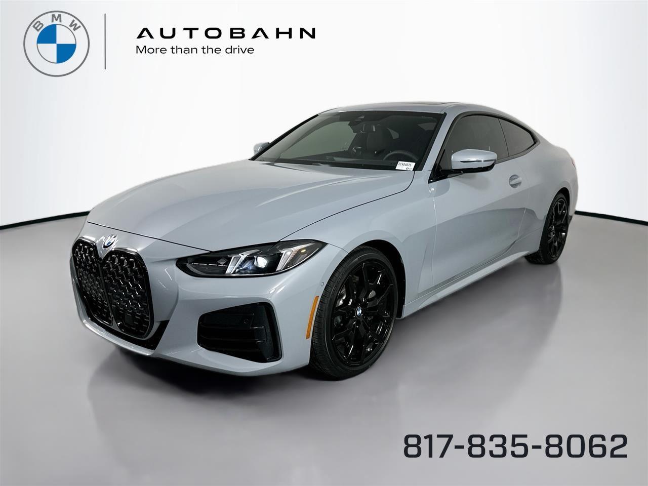 Gray (Brooklyn Grey Metallic) 2026 BMW 4 Series Coupe Rear-Wheel Drive Automatic