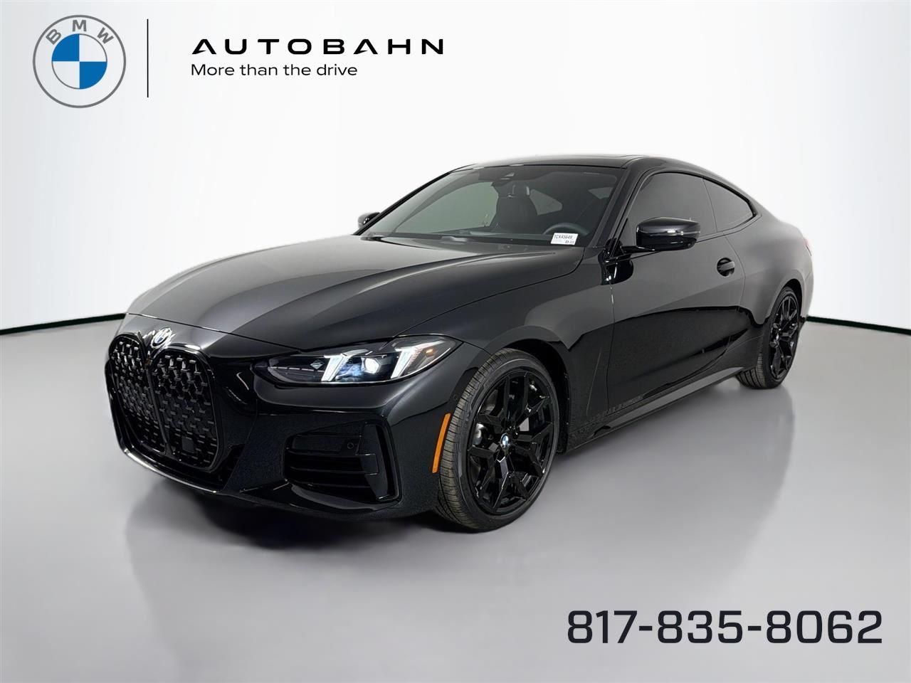 Black Sapphire Metallic 2026 BMW 4 Series Coupe All-Wheel Drive Automatic