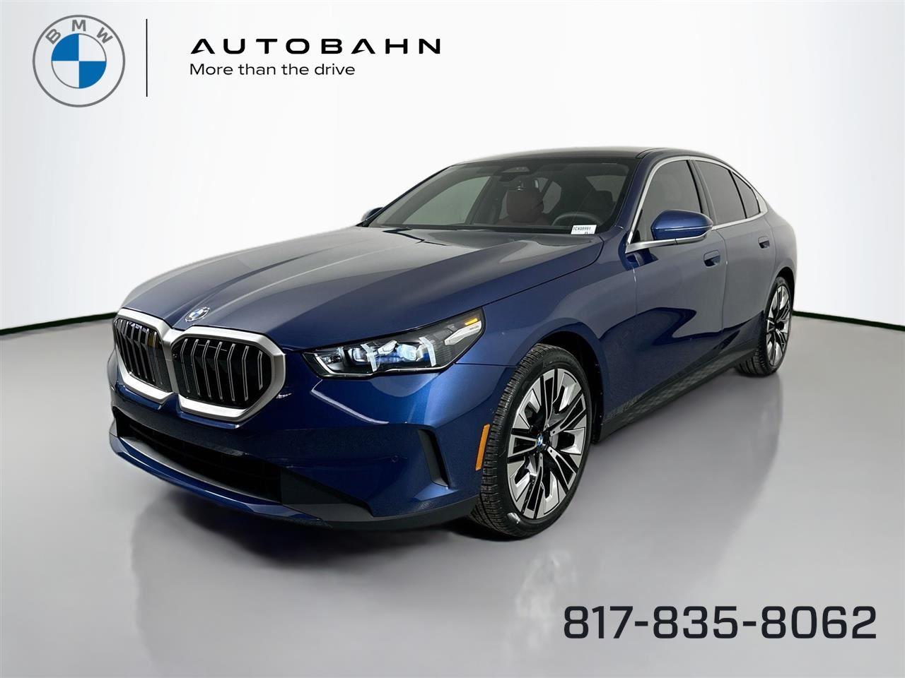 Phytonic Blue Metallic 2026 BMW 5 Series Sedan All-Wheel Drive Automatic