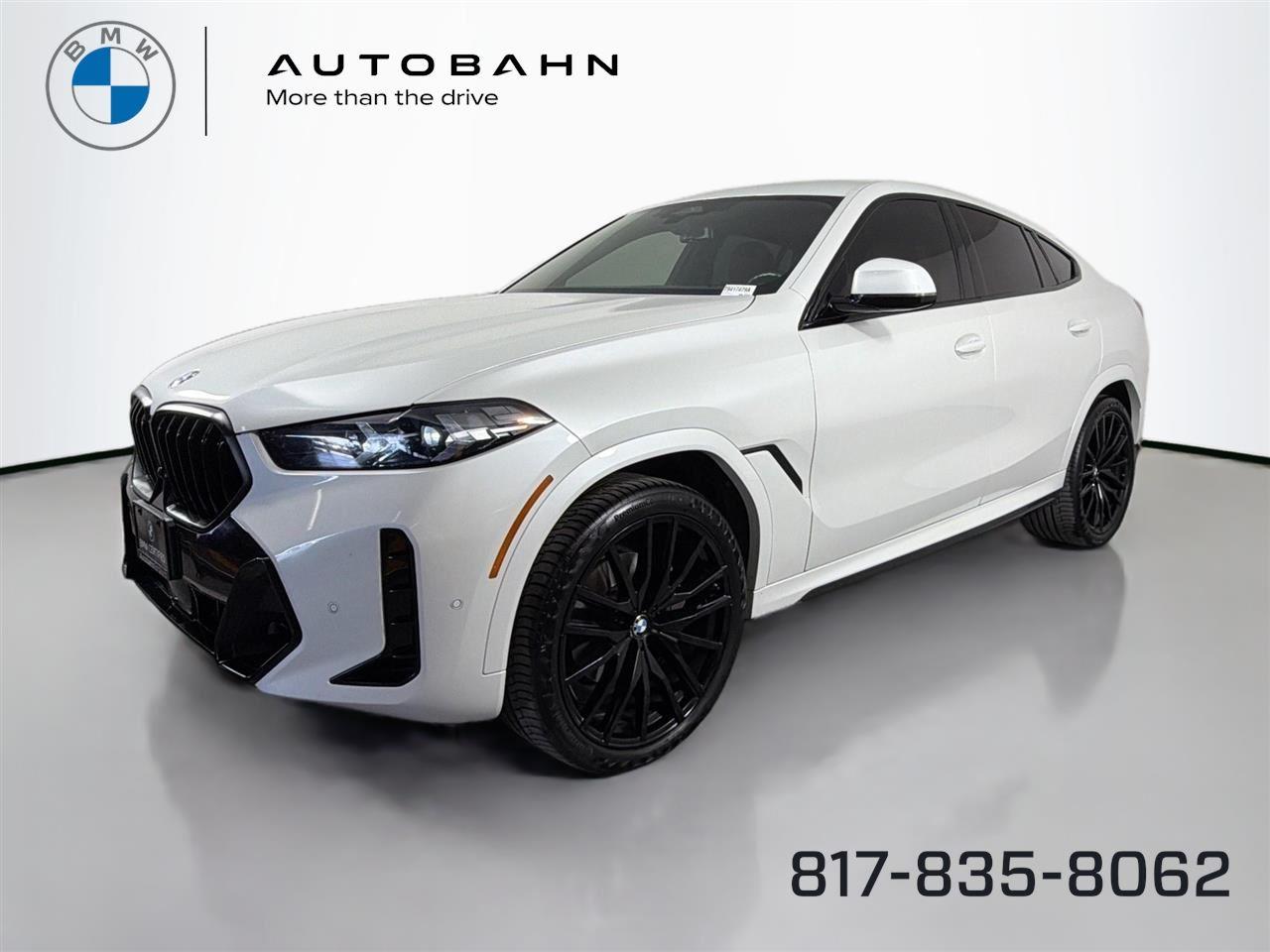 Mineral White Metallic 2024 BMW X6 SUV / Crossover All-Wheel Drive Automatic