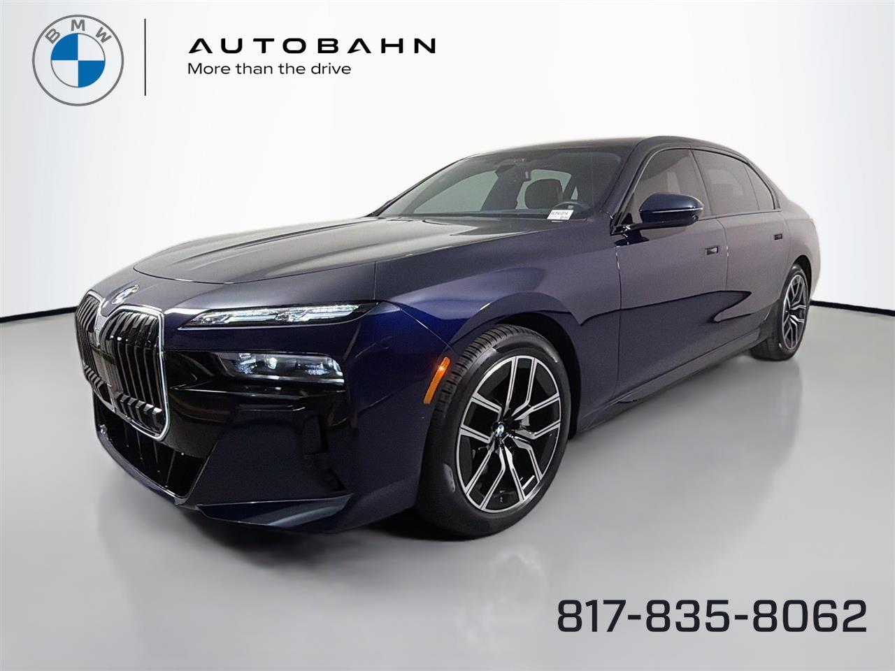 Tanzanite Blue II Metallic 2024 BMW 7 Series Sedan Rear-Wheel Drive Automatic