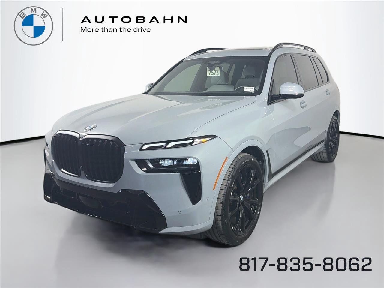 Gray (Brooklyn Grey Metallic) 2024 BMW X7 SUV / Crossover All-Wheel Drive Automatic
