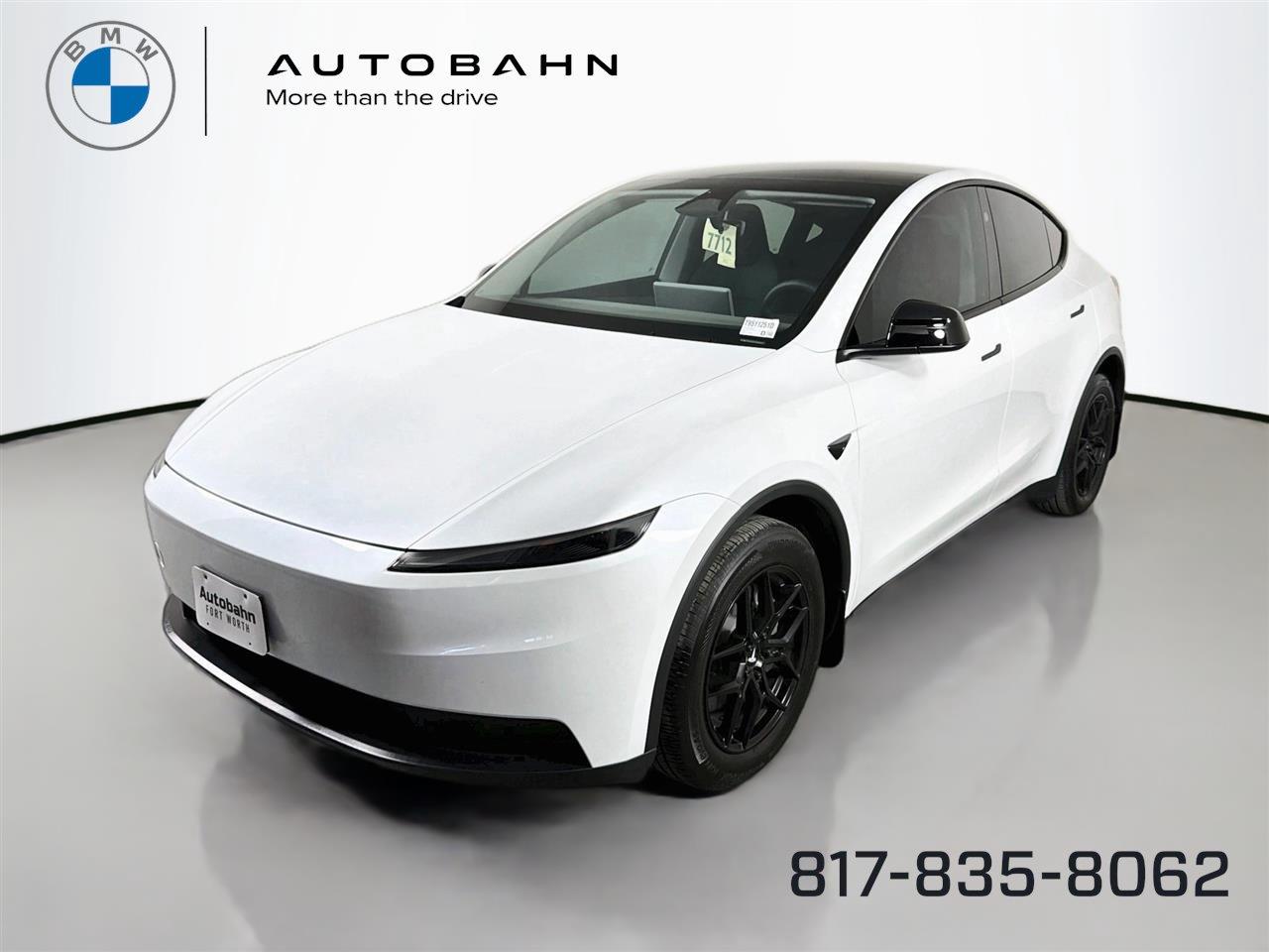 Pearl White Multi-Coat 2026 Tesla Model Y SUV / Crossover Rear-Wheel Drive Automatic
