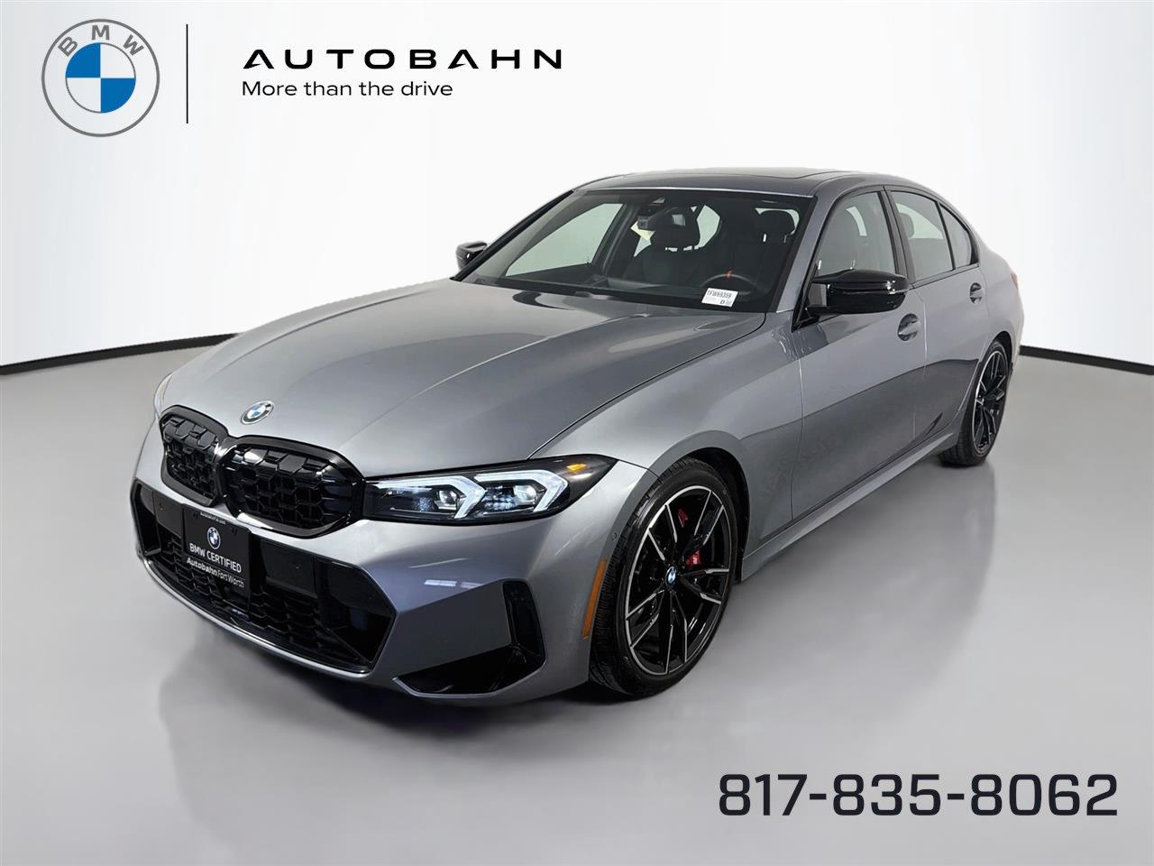 Gray (Skyscraper Grey Metallic) 2026 BMW 3 Series Sedan Rear-Wheel Drive Automatic