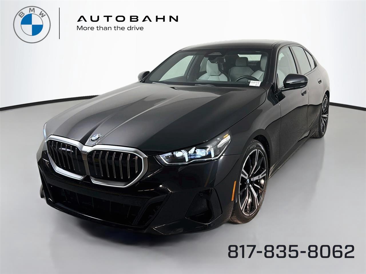 Black Sapphire Metallic 2024 BMW 5 Series Sedan All-Wheel Drive Automatic