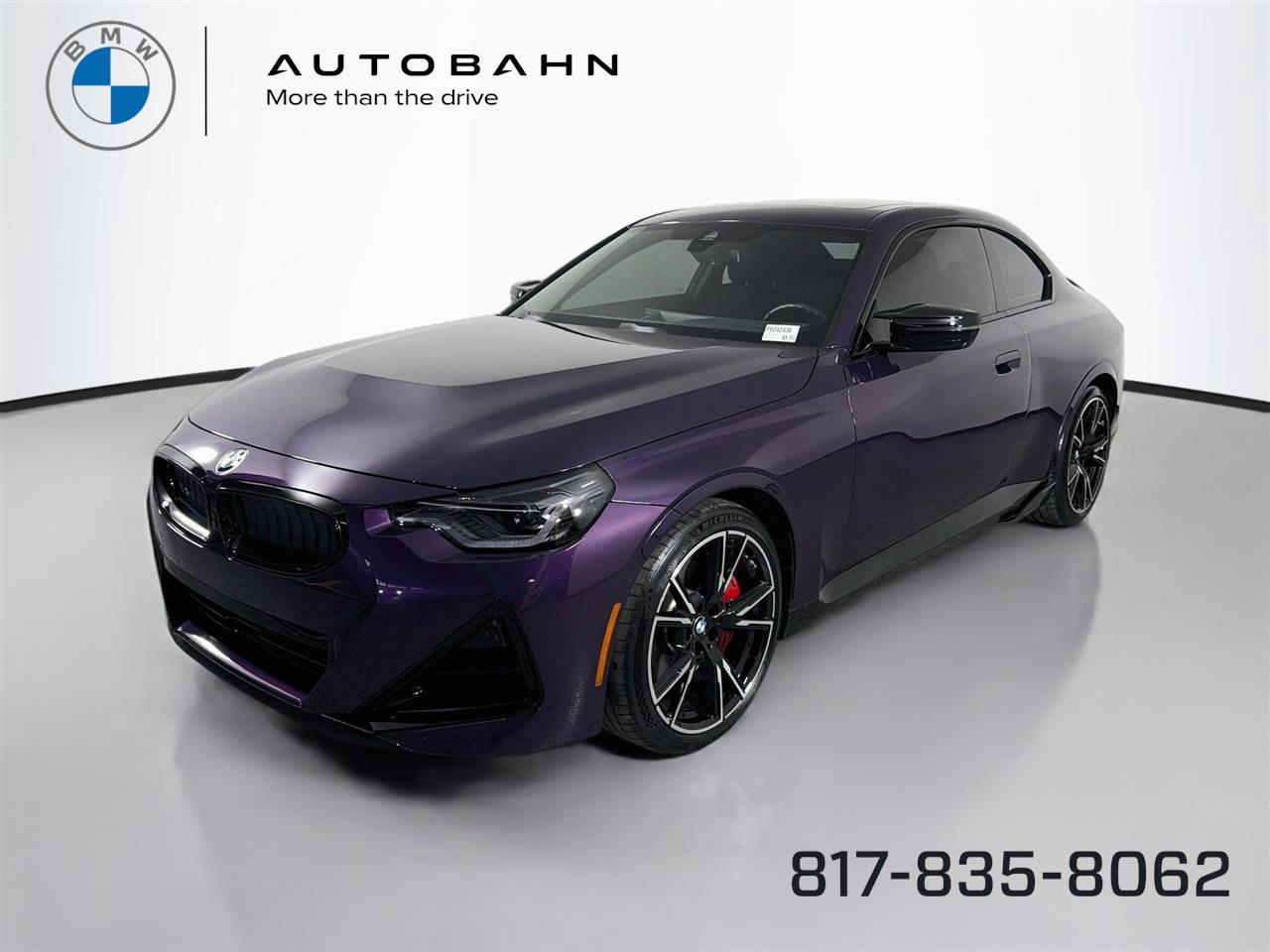 Thundernight Metallic 2023 BMW 2 Series Coupe All-Wheel Drive Automatic