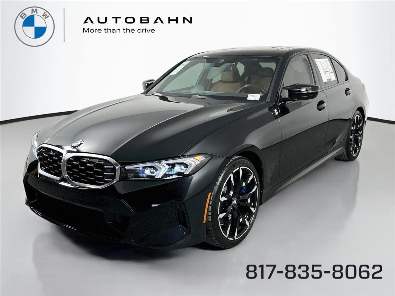 Black Sapphire Metallic 2025 BMW 3 Series Sedan Rear-Wheel Drive Automatic