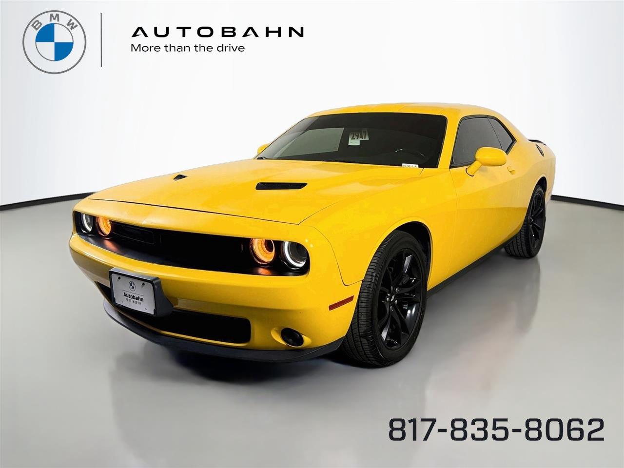 Pitch Black Clearcoat 2018 Dodge Challenger Coupe Rear-Wheel Drive 8-Speed Automatic