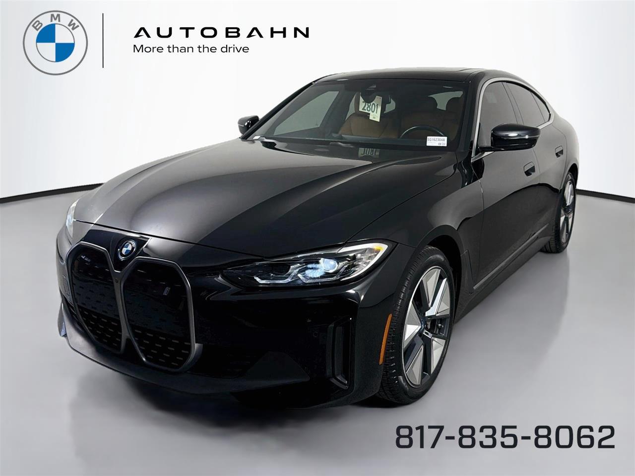 Black Sapphire Metallic 2024 BMW i4 Sedan Rear-Wheel Drive Automatic