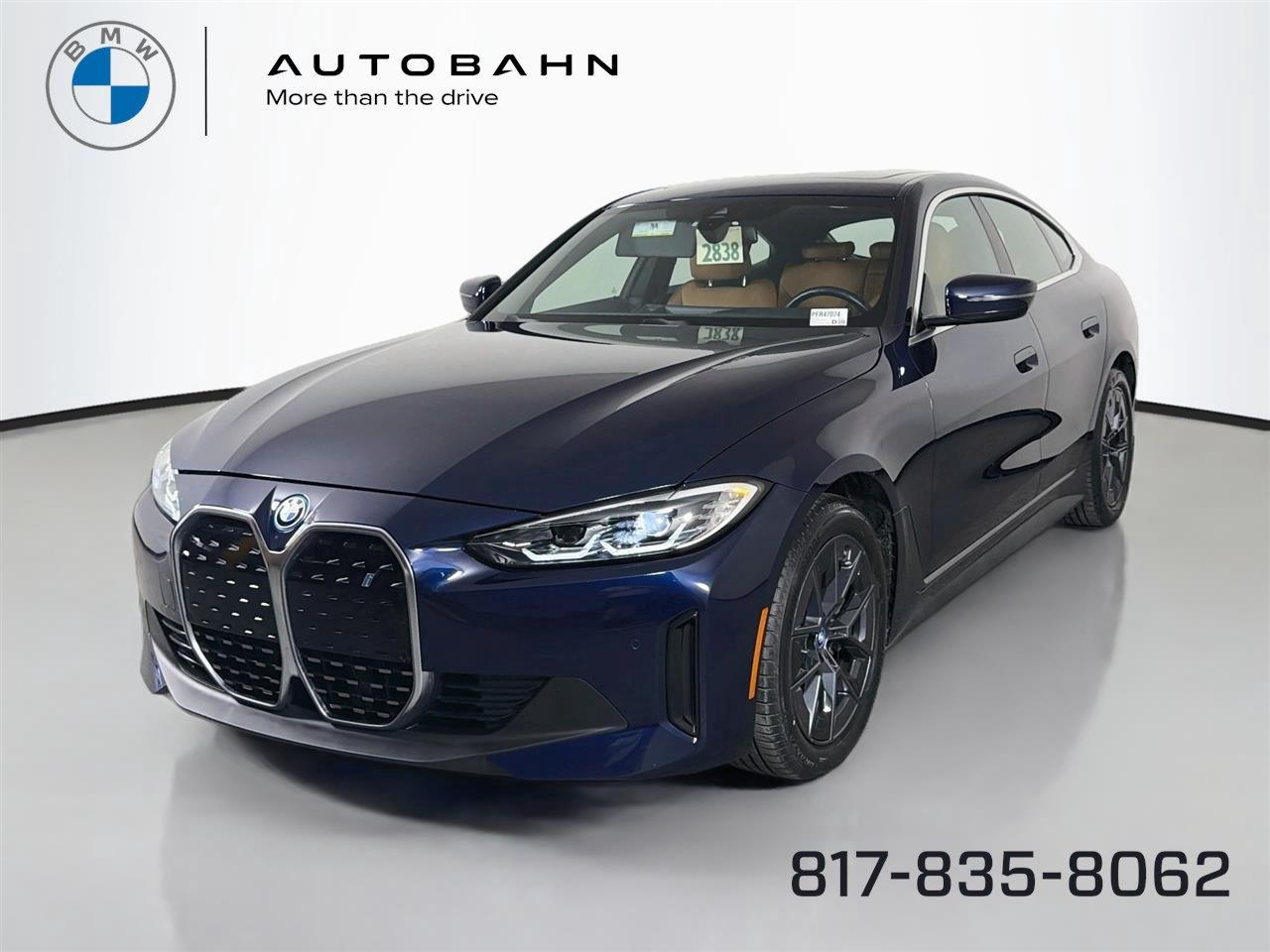 Tanzanite Blue II Metallic 2023 BMW i4 Sedan Rear-Wheel Drive Automatic
