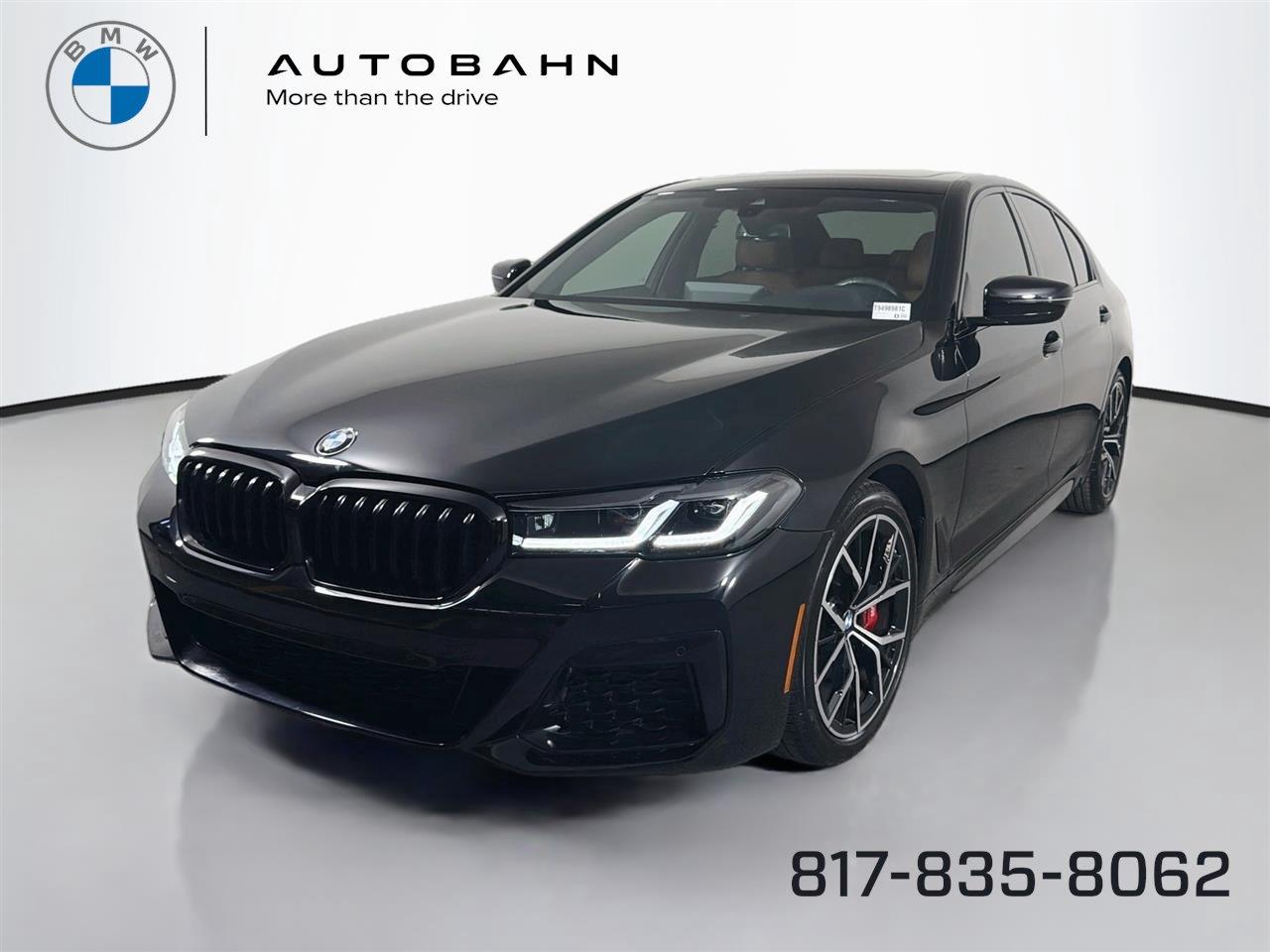 Black Sapphire Metallic 2023 BMW 5 Series Sedan Rear-Wheel Drive Automatic