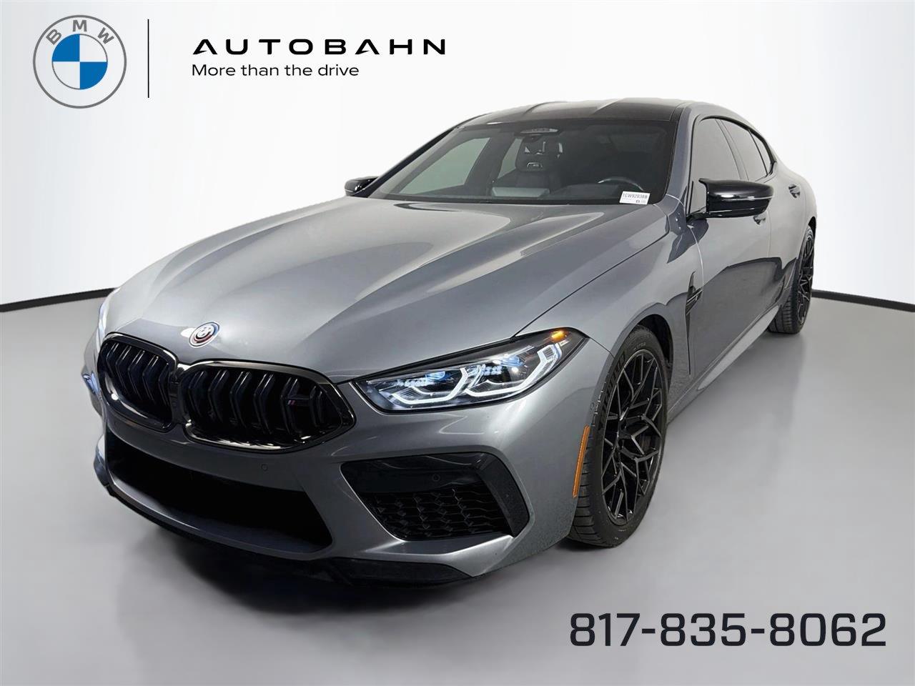 Gray (Skyscraper Grey Metallic) 2023 BMW M8 Sedan All-Wheel Drive Automatic