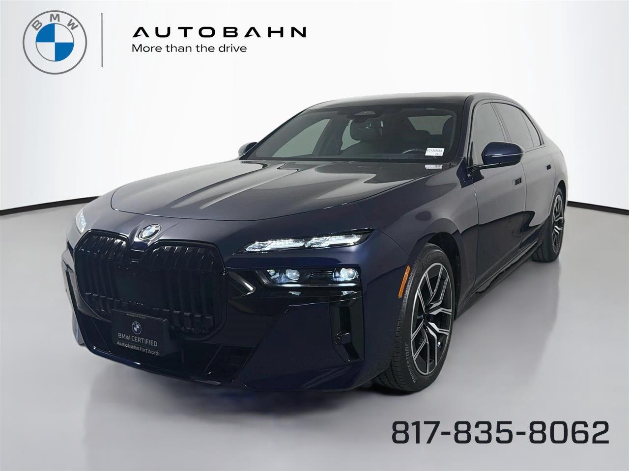 Tanzanite Blue II Metallic 2024 BMW 7 Series Sedan All-Wheel Drive Automatic