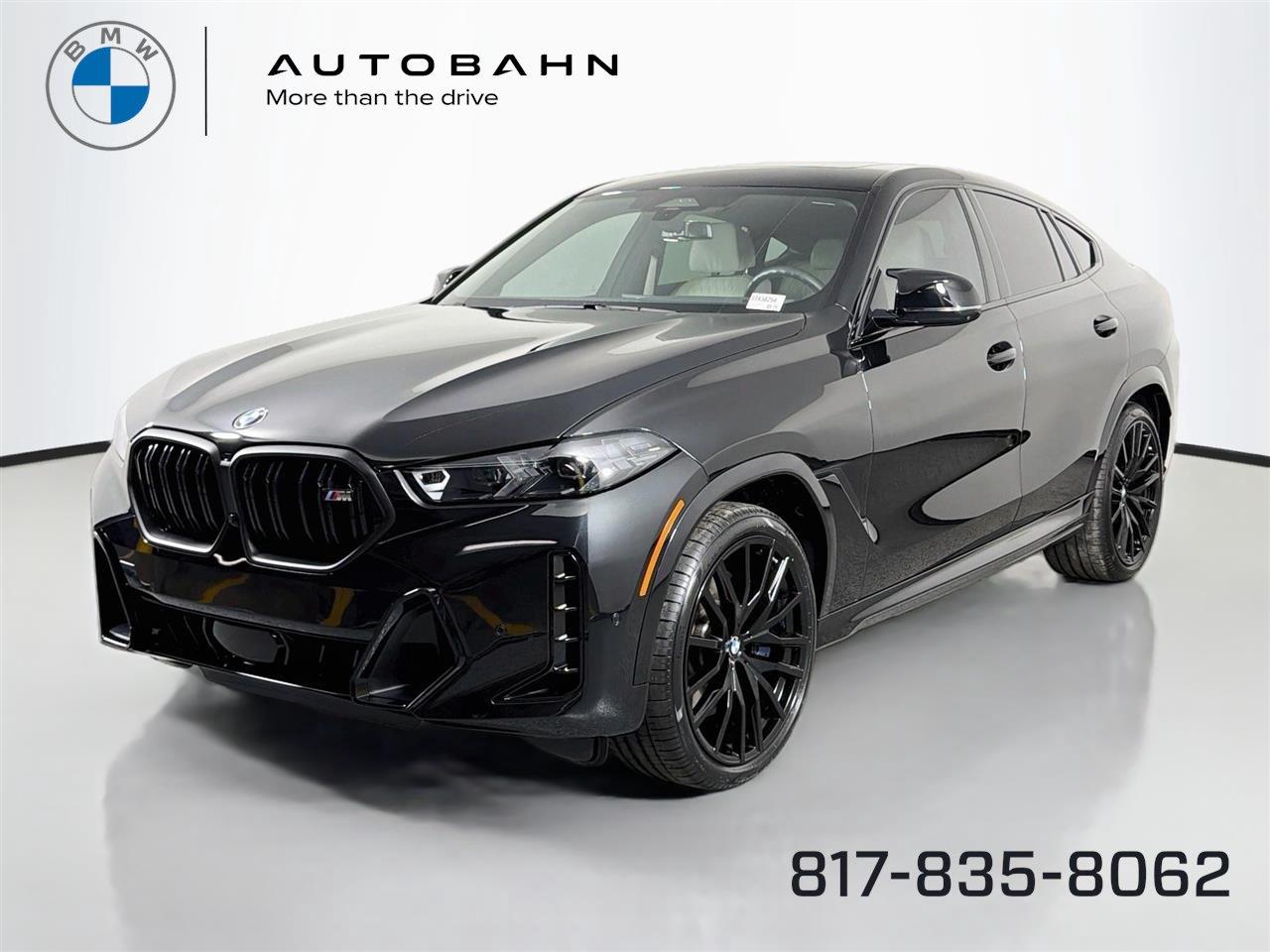 Black Sapphire Metallic 2025 BMW X6 SUV / Crossover All-Wheel Drive Automatic