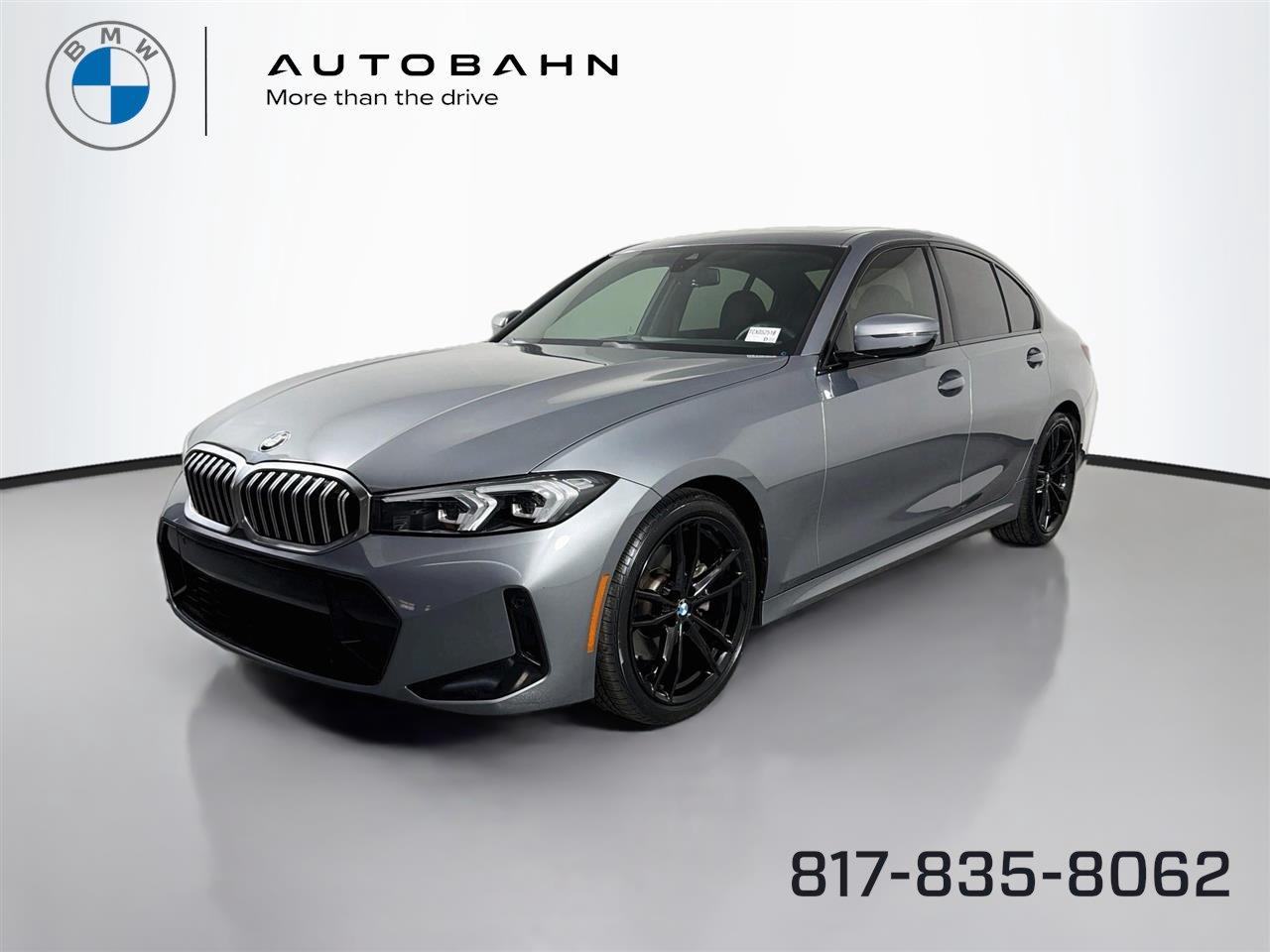 Gray (Skyscraper Grey Metallic) 2024 BMW 3 Series Sedan All-Wheel Drive Automatic