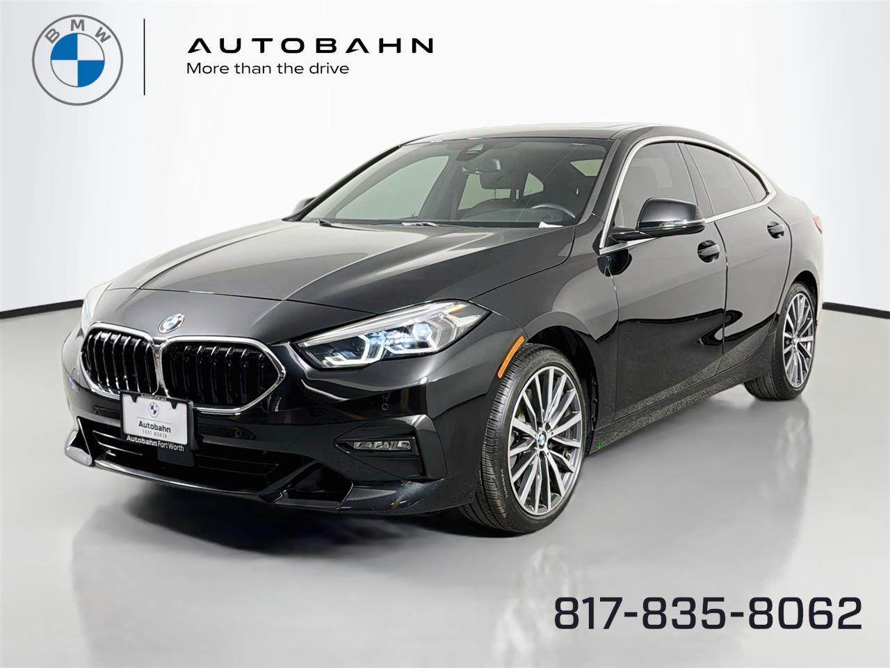Black Sapphire Metallic 2021 BMW 2 Series Sedan All-Wheel Drive Automatic