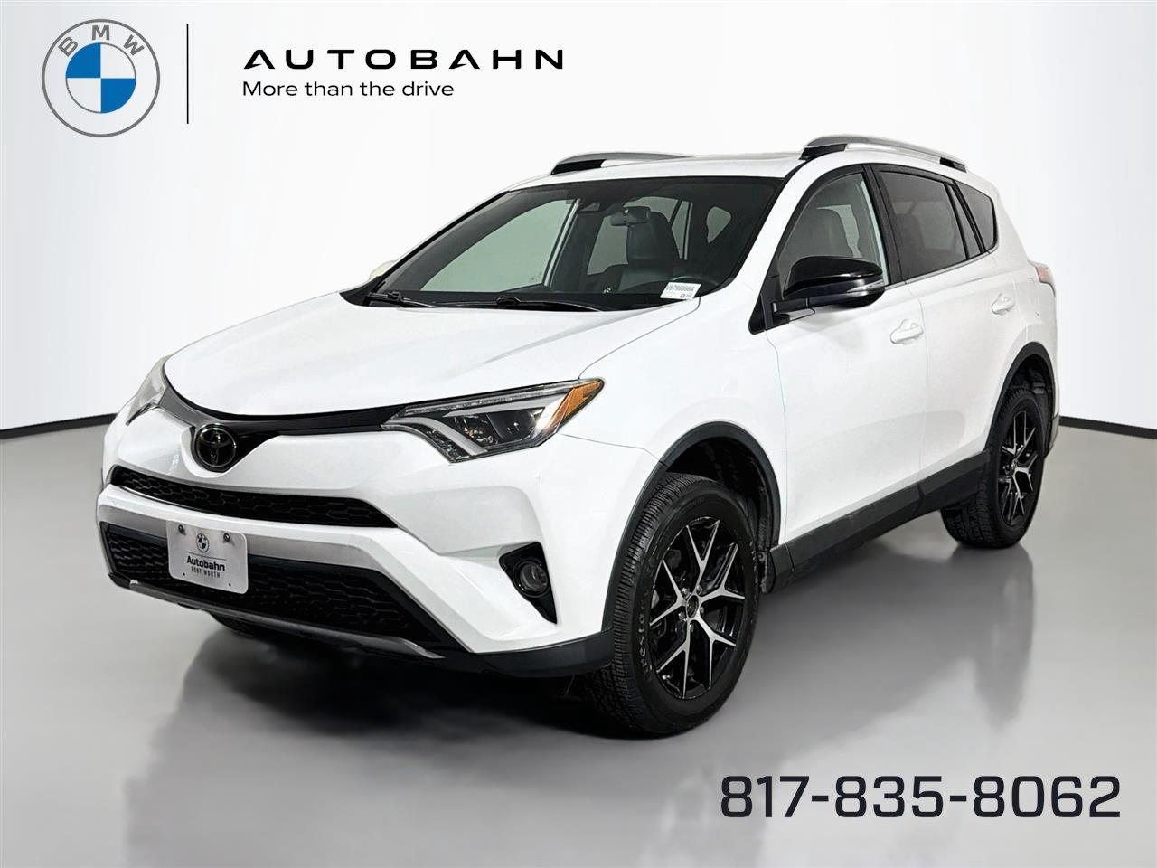 Super White 2017 Toyota RAV4 SUV / Crossover Front-Wheel Drive Automatic