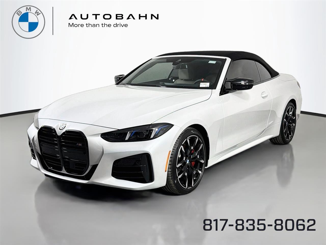 Mineral White Metallic 2027 BMW 4 Series Convertible All-Wheel Drive Automatic