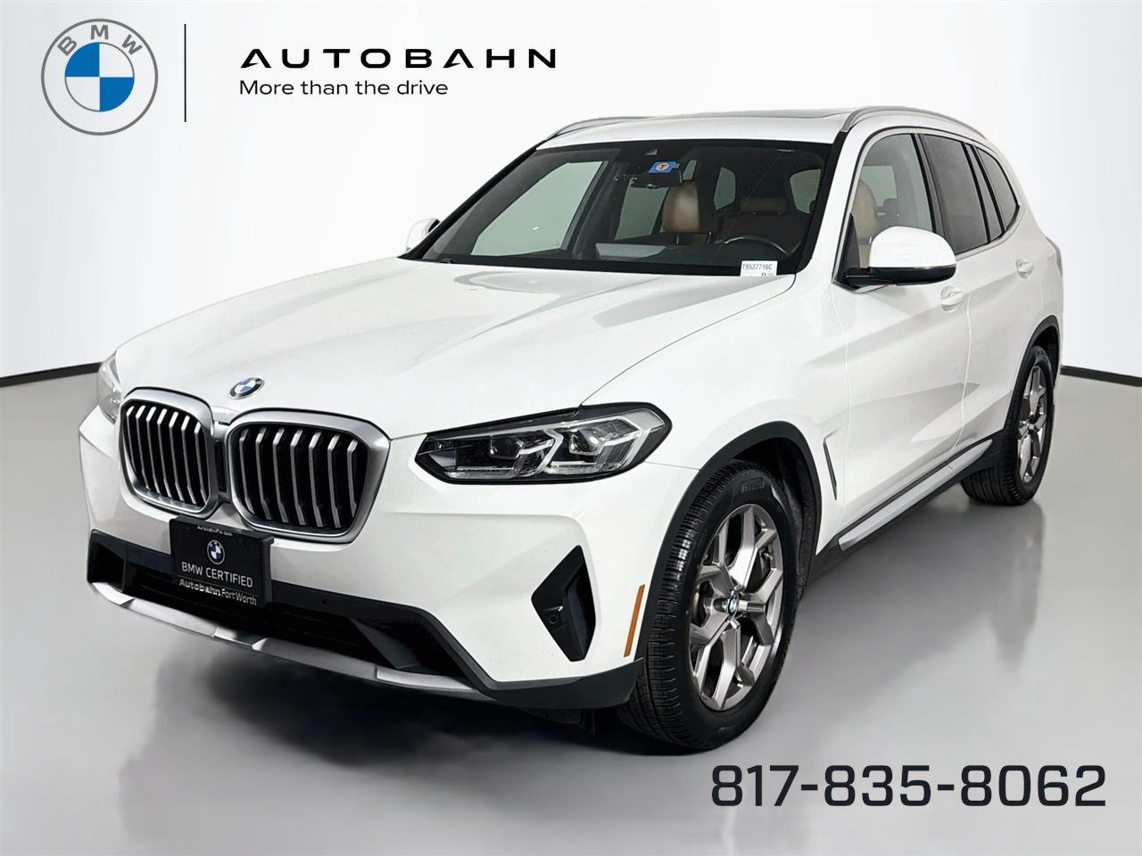 Alpine White 2022 BMW X3 SUV / Crossover Rear-Wheel Drive Automatic
