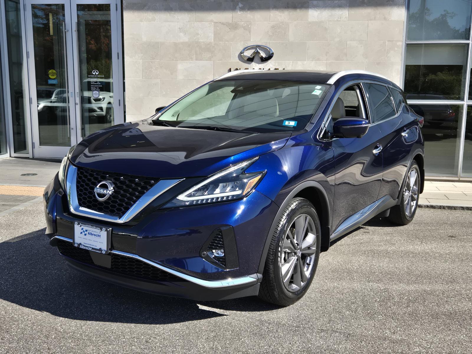 Deep Ocean Blue Pearl 2023 Nissan Murano Platinum AWD SUV / Crossover All-Wheel Drive Continuously Variable Transmission