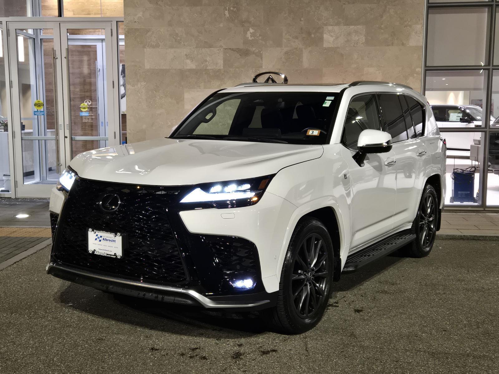 Ultra White 2025 Lexus LX Hybrid F SPORT Handling AWD SUV / Crossover All-Wheel Drive Automatic