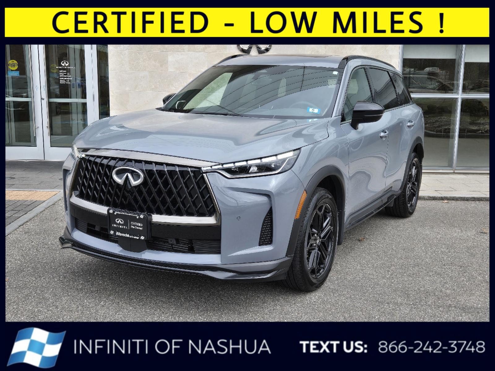 Harbor Gray 2026 INFINITI QX60 Sport AWD SUV / Crossover All-Wheel Drive Automatic