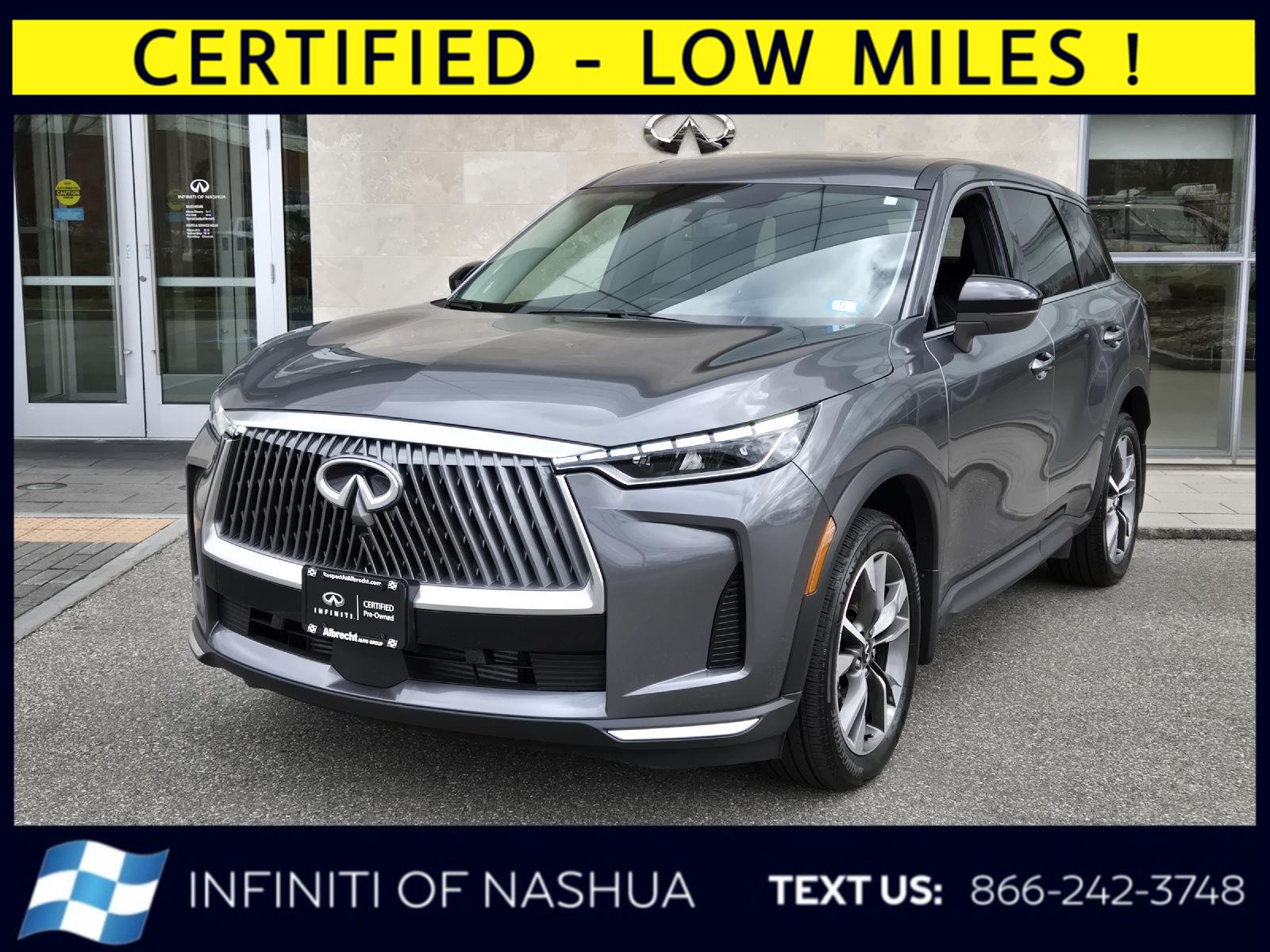 Gray (Graphite Shadow) 2026 INFINITI QX60 Pure AWD SUV / Crossover All-Wheel Drive Automatic