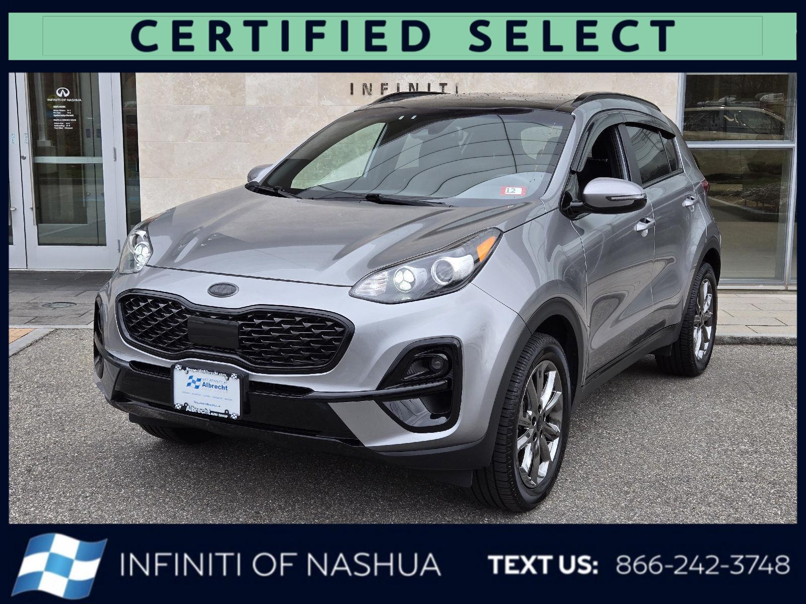 Steel Gray 2021 Kia Sportage S AWD SUV / Crossover All-Wheel Drive 6-Speed Automatic