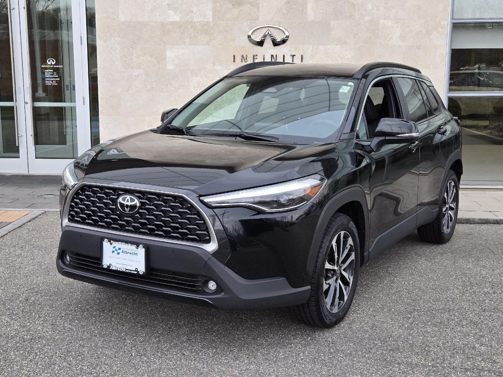 Jet Black 2025 Toyota Corolla Cross XLE AWD SUV / Crossover All-Wheel Drive Continuously Variable Transmission