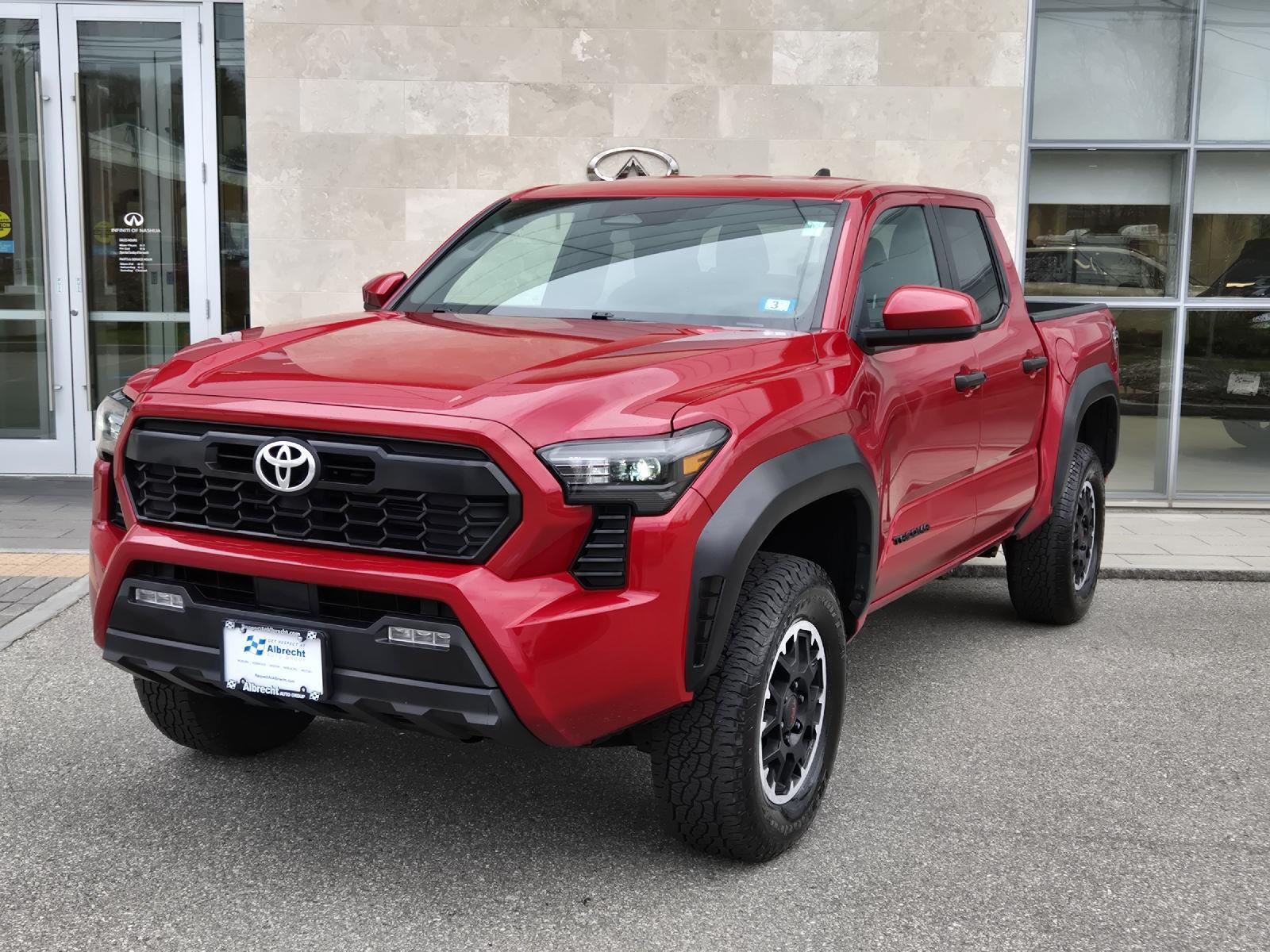 Supersonic Red 2024 Toyota Tacoma TRD Off-Road Double Cab 4WD Pickup Truck Four-Wheel Drive 8-Speed Automatic