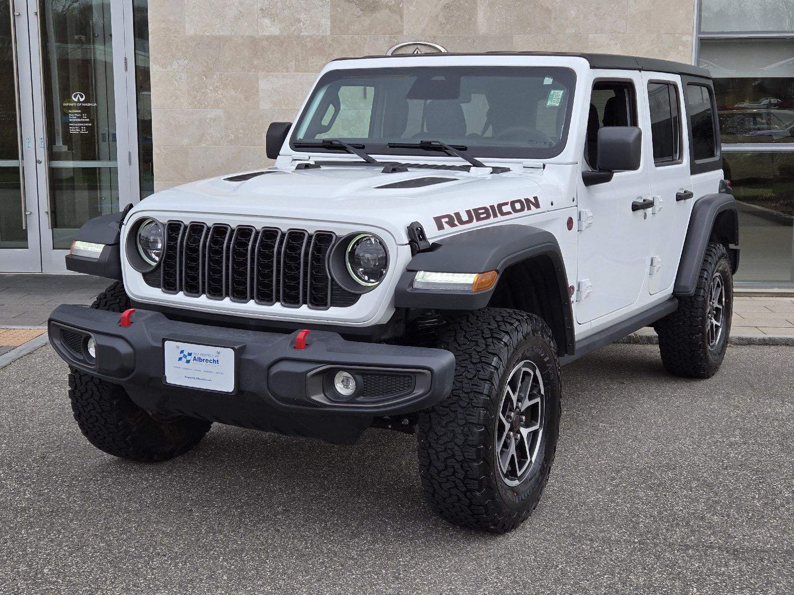 Bright White Clearcoat 2026 Jeep Wrangler Rubicon 4-Door 4WD SUV / Crossover Four-Wheel Drive 8-Speed Automatic