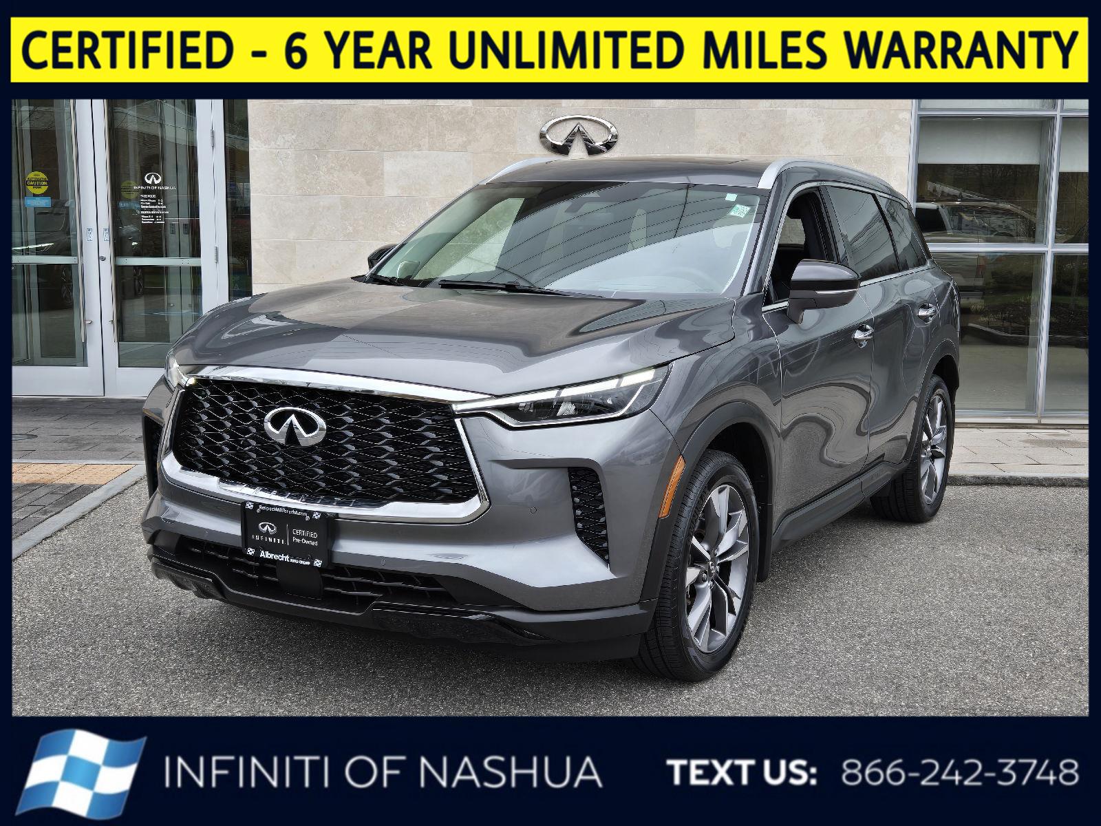 Gray (Graphite Shadow) 2023 INFINITI QX60 Luxe AWD SUV / Crossover All-Wheel Drive Automatic