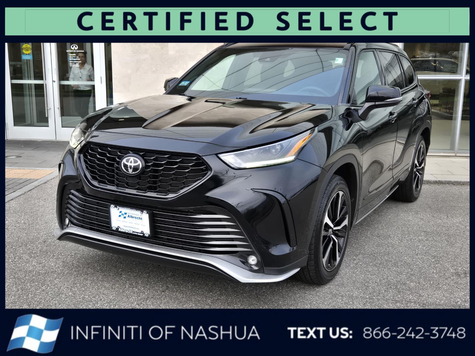 Midnight Black Metallic 2021 Toyota Highlander XSE AWD SUV / Crossover All-Wheel Drive 8-Speed Automatic