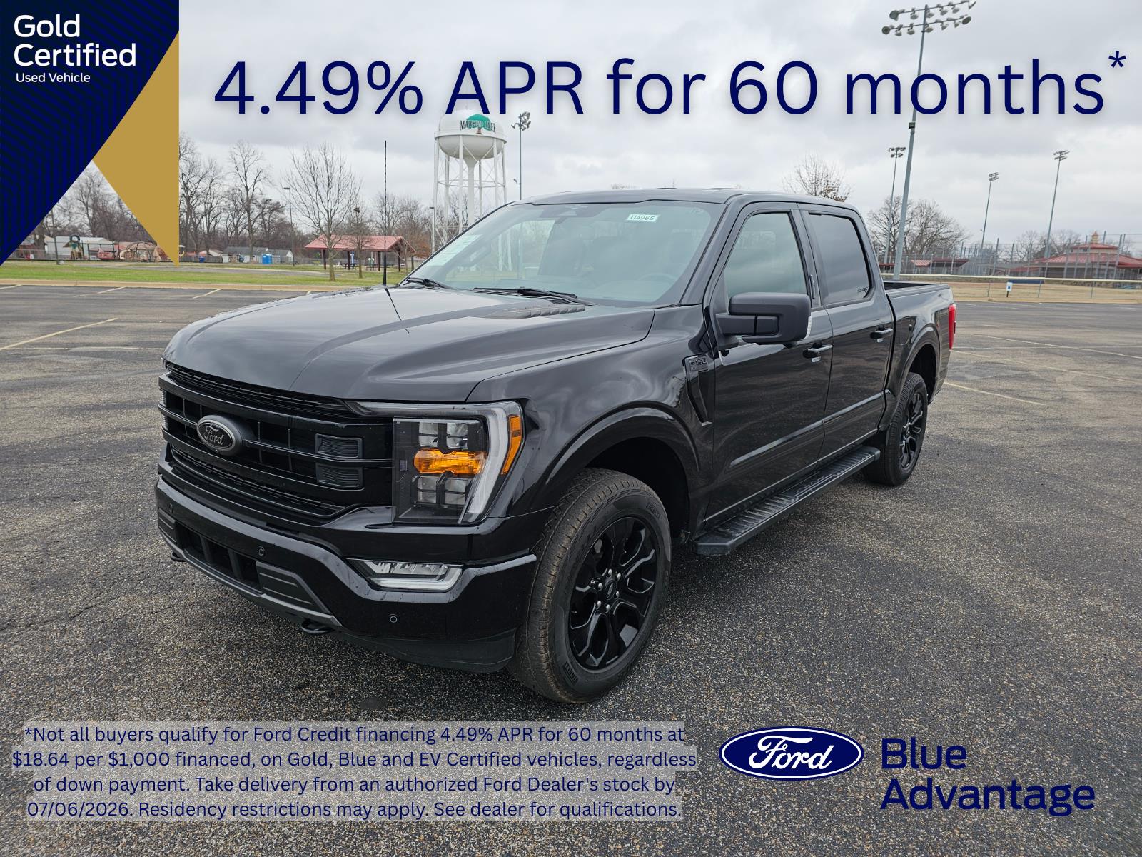 Agate Black 2023 Ford F-150 XLT SuperCrew 4WD Pickup Truck Four-Wheel Drive Automatic