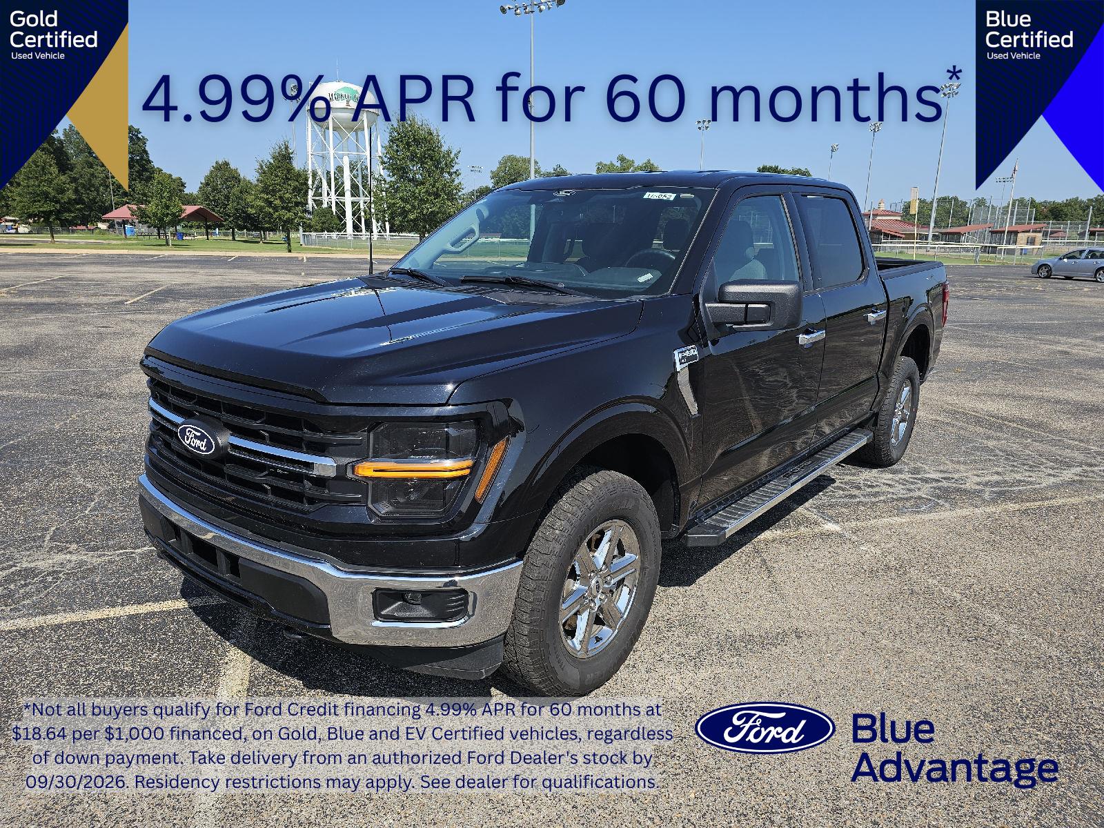 Agate Black 2025 Ford F-150 Pickup Truck Four-Wheel Drive Automatic