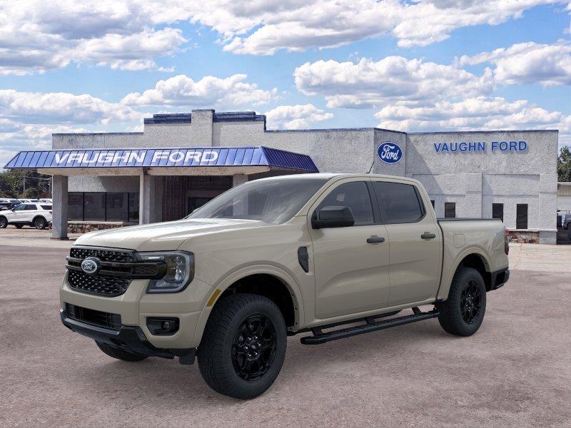Desert Sand 2025 Ford Ranger Pickup Truck Four-Wheel Drive Automatic