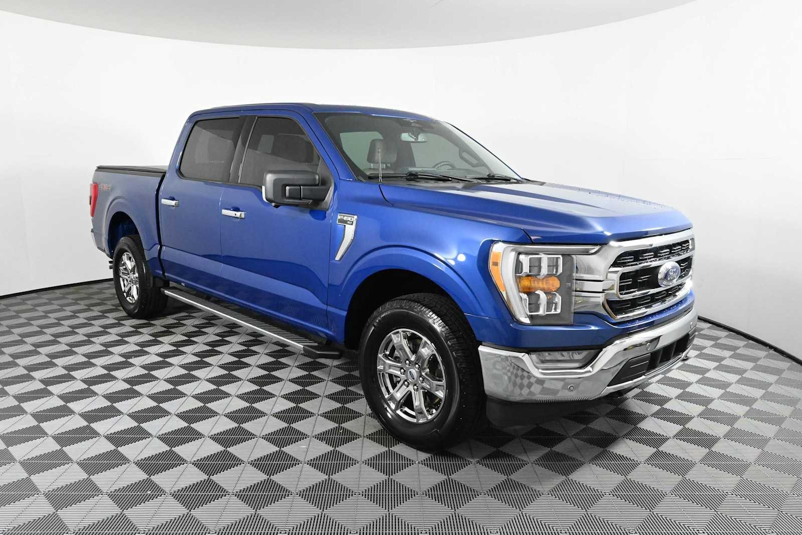 Atlas Blue 2023 Ford F-150 Pickup Truck Four-Wheel Drive Automatic