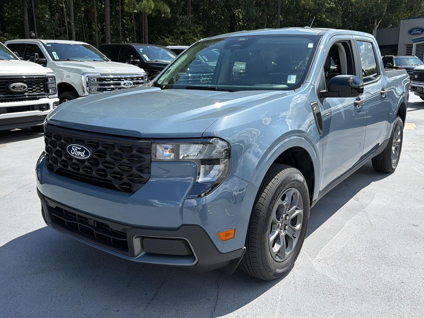 Blue (Azure Gray Metallic Tri-Coat) 2026 Ford Maverick Pickup Truck All-Wheel Drive 8-Speed Automatic