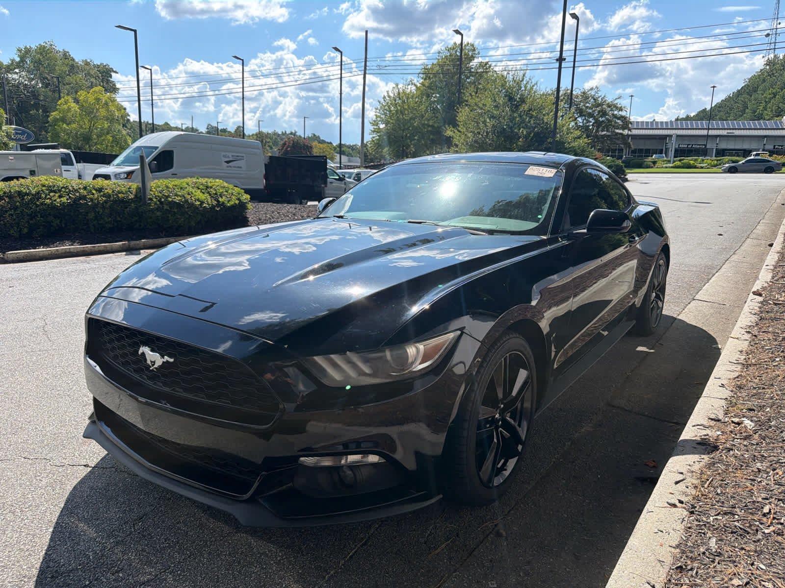 Shadow Black 2017 Ford Mustang Coupe Rear-Wheel Drive 6-Speed Manual