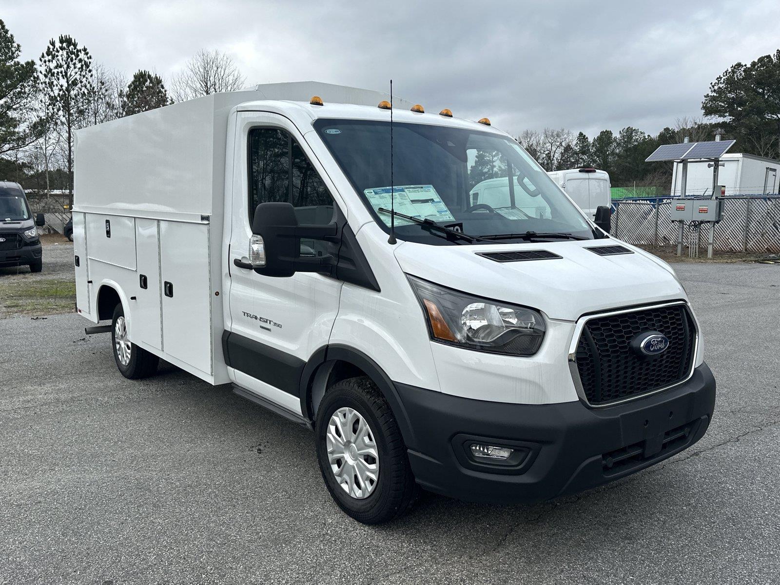 Oxford White 2024 Ford Transit Chassis Van Rear-Wheel Drive Automatic