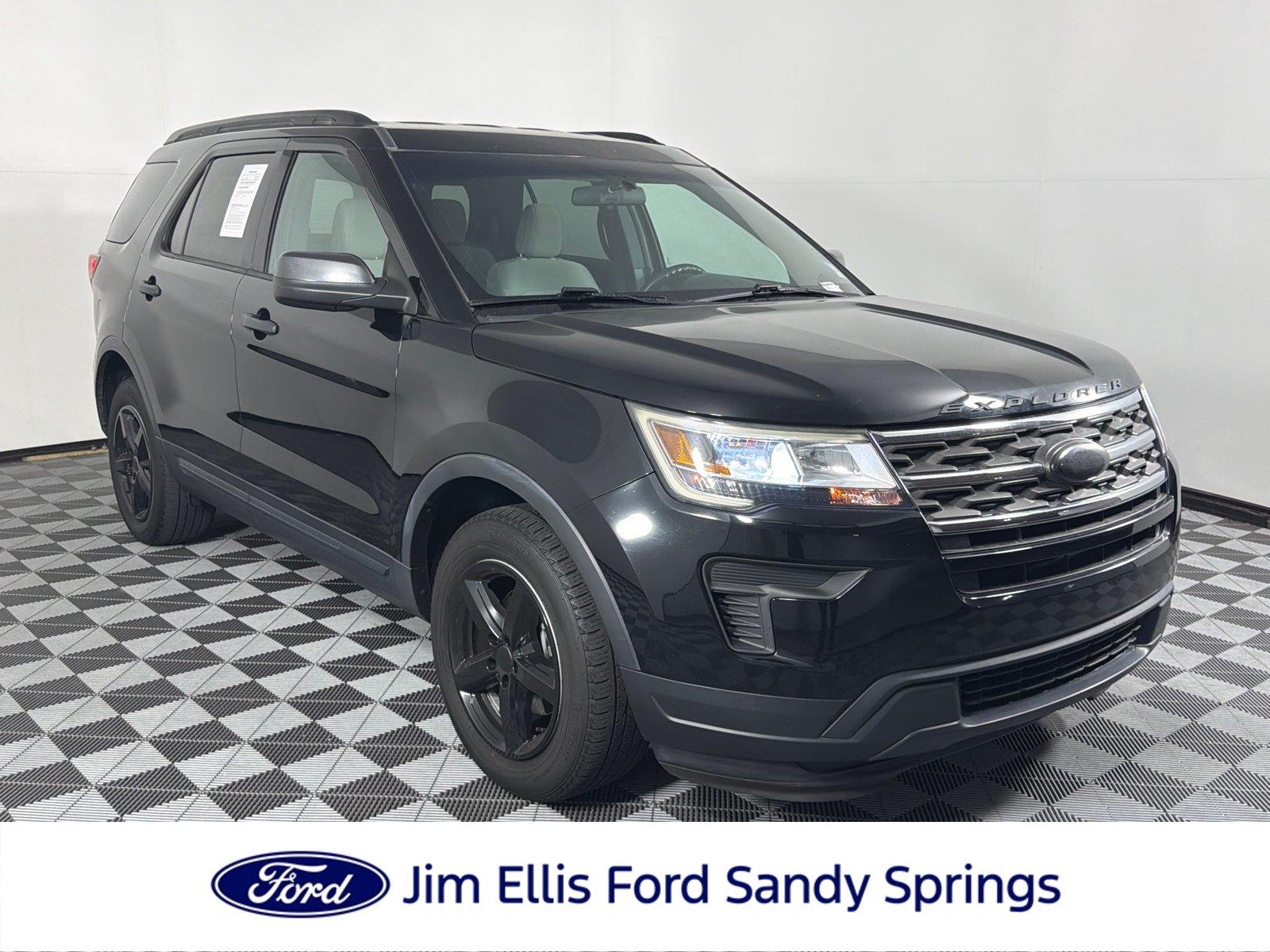 Shadow Black 2018 Ford Explorer SUV / Crossover Front-Wheel Drive 6-Speed Automatic