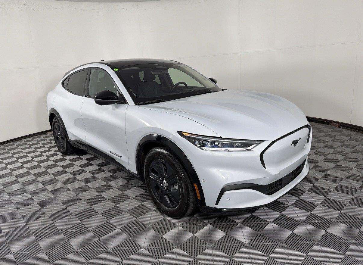 Space White 2023 Ford Mustang Mach-E SUV / Crossover All-Wheel Drive 1-Speed Dual Clutch