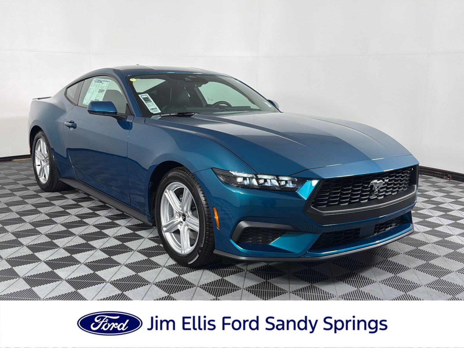 Adriatic Blue Metallic 2026 Ford Mustang Coupe Rear-Wheel Drive Automatic