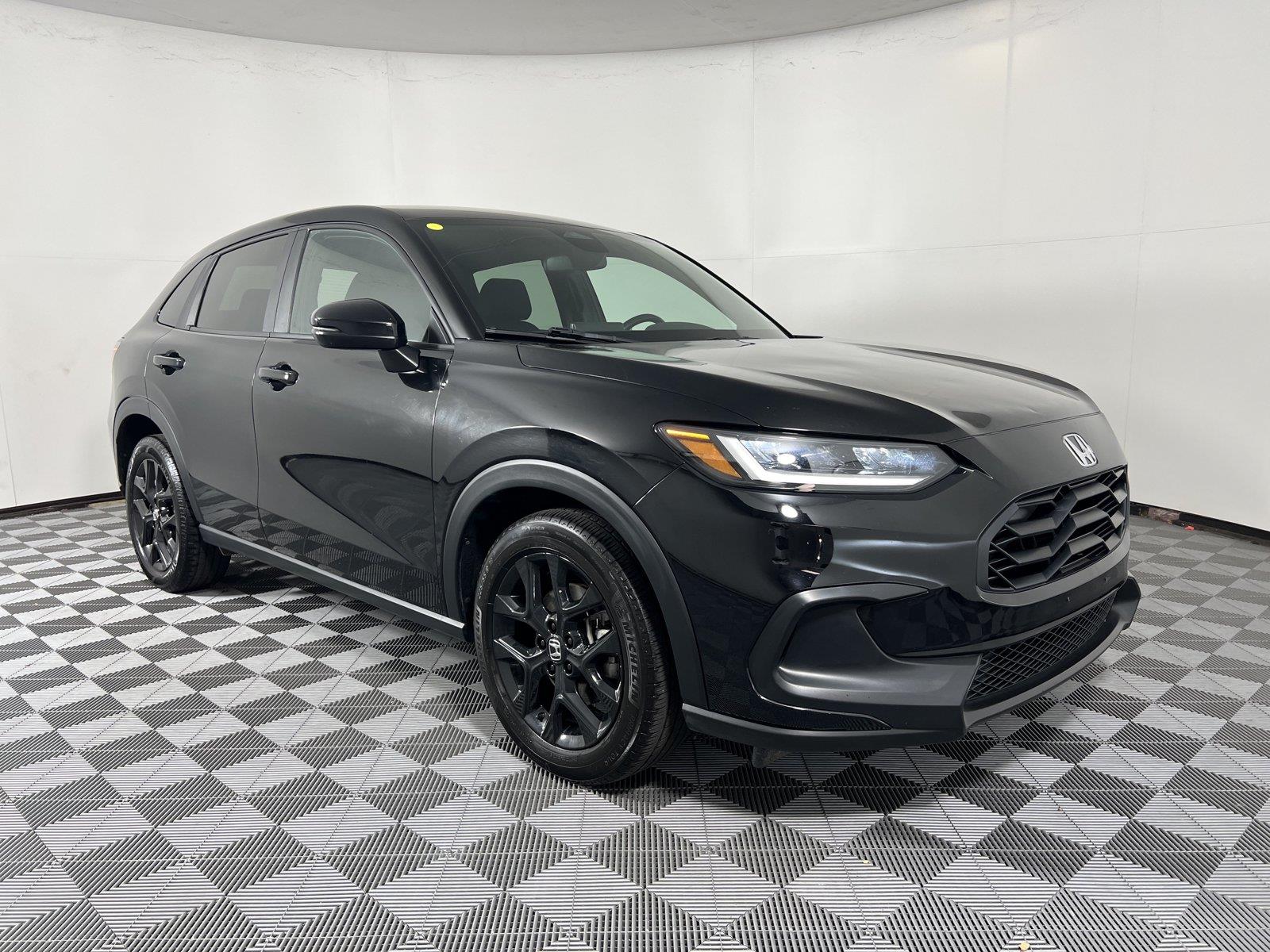 Crystal Black Pearl 2023 Honda HR-V SUV / Crossover All-Wheel Drive Continuously Variable Transmission