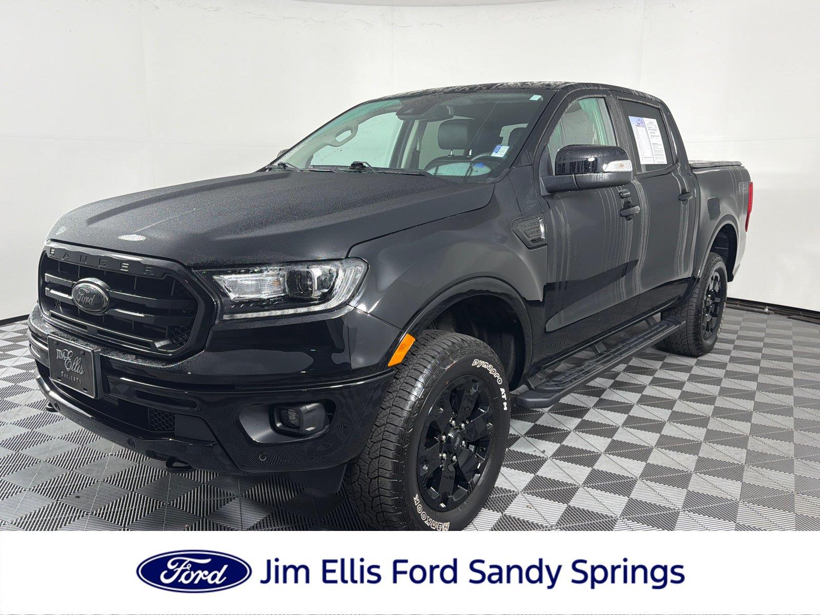 Shadow Black 2023 Ford Ranger Pickup Truck Four-Wheel Drive Automatic
